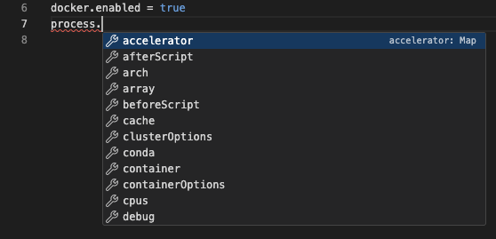 Auto-completamento della configurazione